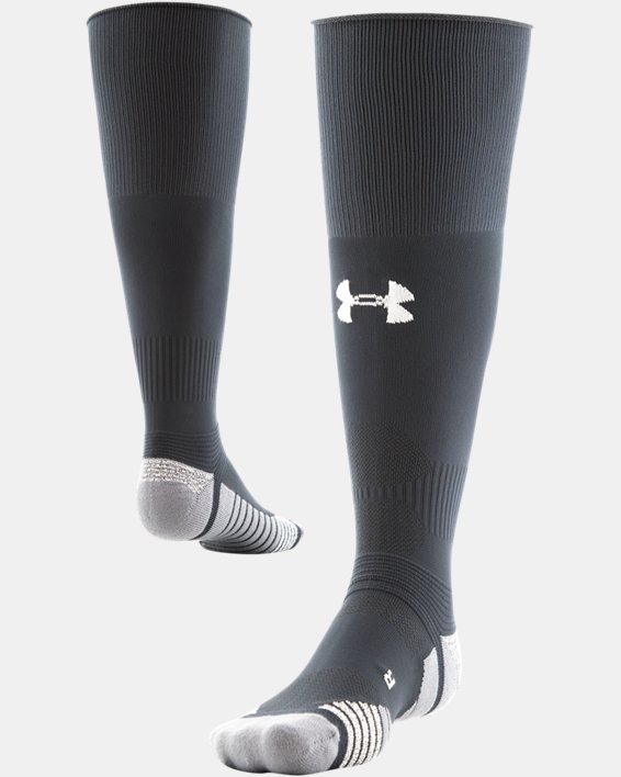 Unisex UA Soccer Over-The-Calf Socks, Black, pdpMainDesktop image number 0